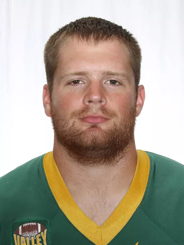 North Dakota State University football headshots. Photo by Carrie Snyder