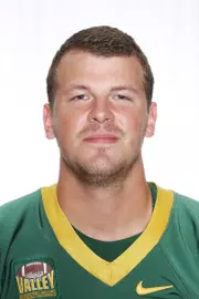 North Dakota State University football headshots. Photo by Carrie Snyder