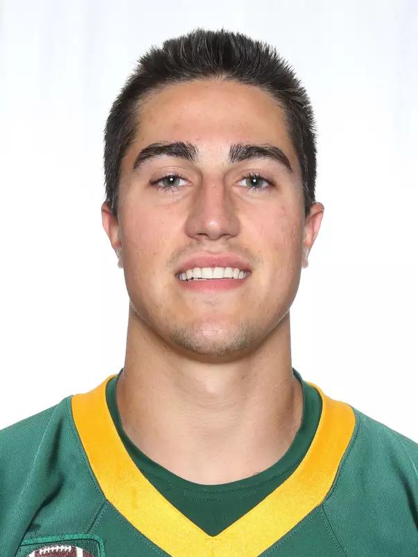 North Dakota State University football headshots. Photo by Carrie Snyder