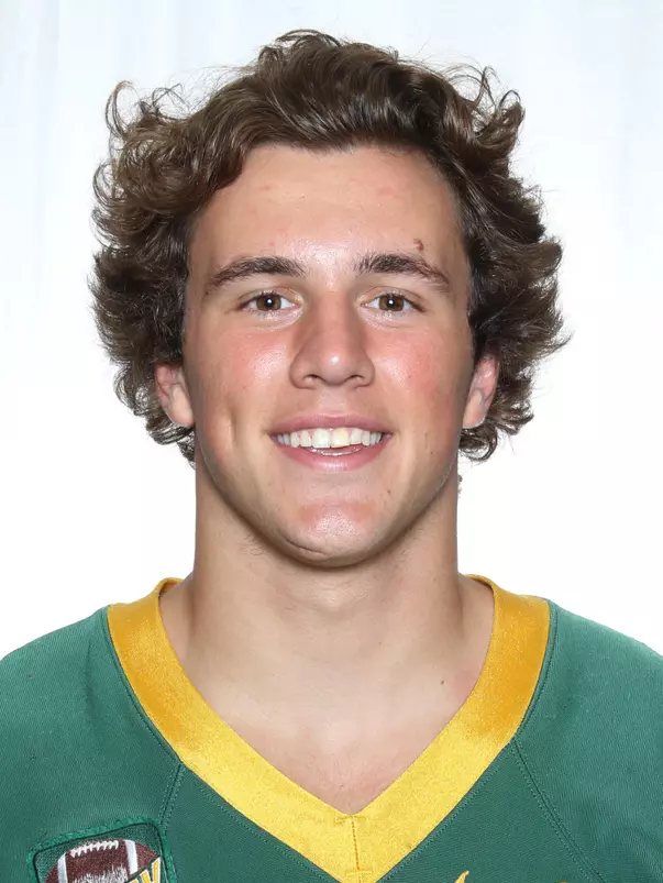 North Dakota State University football headshots. Photo by Carrie Snyder