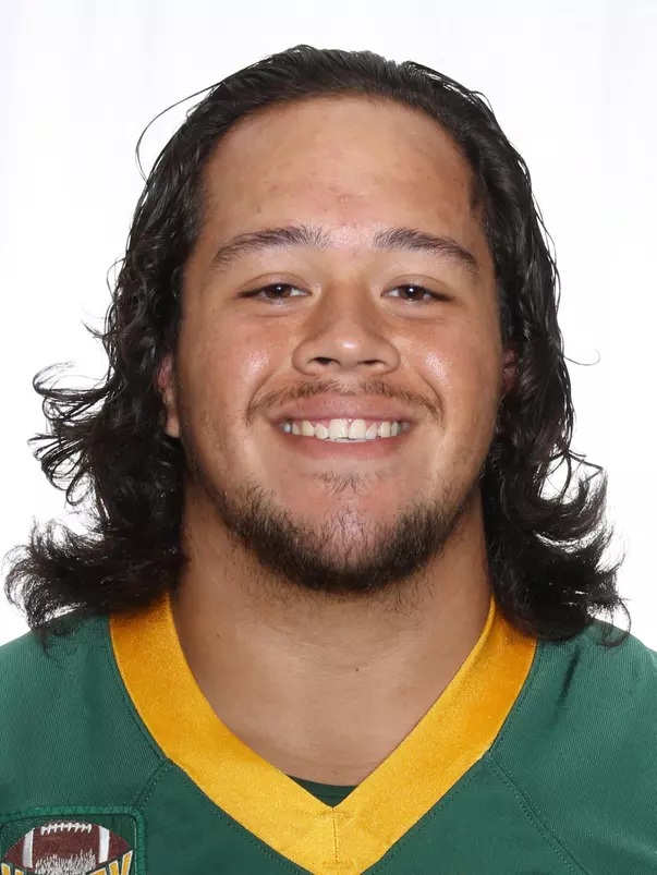 North Dakota State University football headshots. Photo by Carrie Snyder