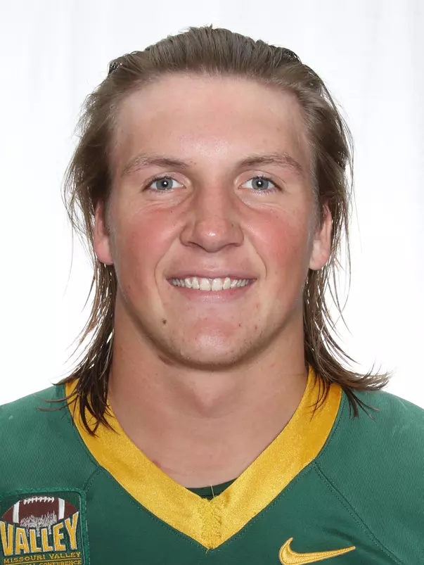 North Dakota State University football headshots. Photo by Carrie Snyder