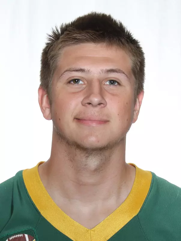 North Dakota State University football headshots. Photo by Carrie Snyder