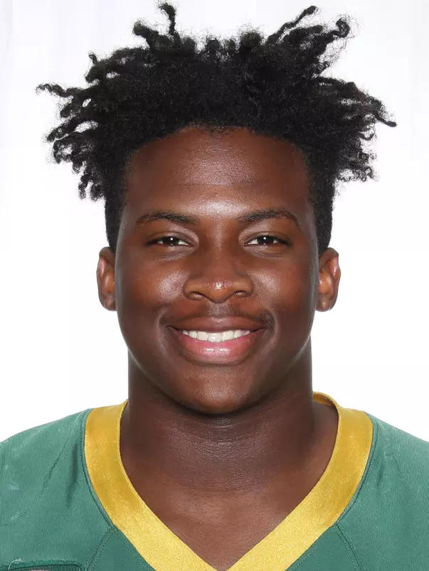 North Dakota State University football headshots. Photo by Carrie Snyder