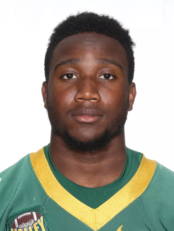 North Dakota State University football headshots. Photo by Carrie Snyder