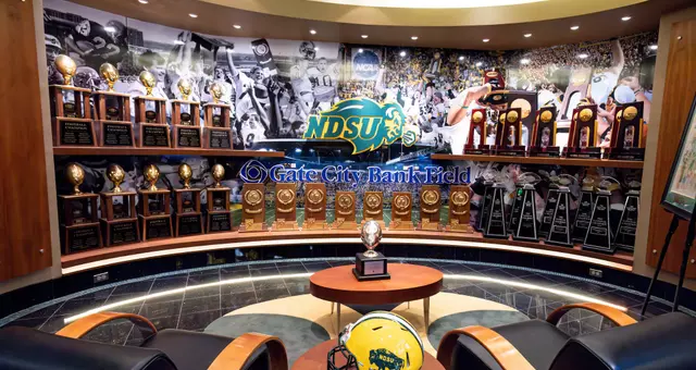 NDSU Football Trophy Case