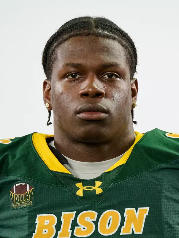 North Dakota State University football headshot taken August 8, 2025.