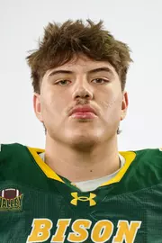 North Dakota State University football headshot taken August 8, 2025.