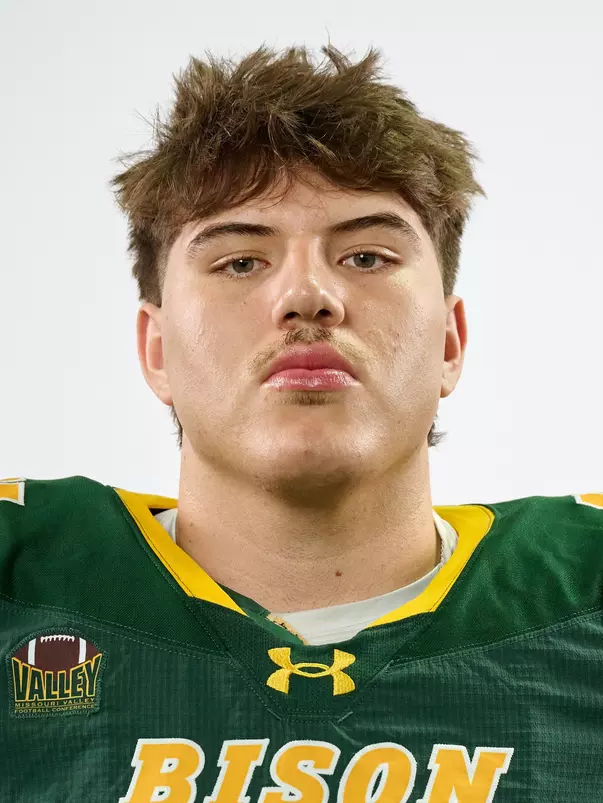 North Dakota State University football headshot taken August 8, 2025.