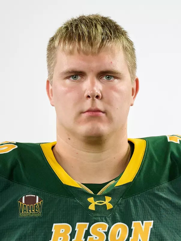 North Dakota State University football headshot taken August 8, 2025.