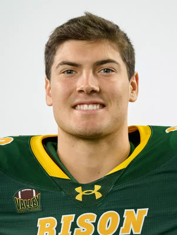 North Dakota State University football headshot taken August 8, 2025.