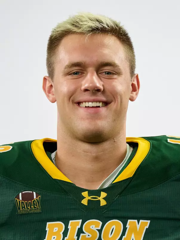 North Dakota State University football headshot taken August 8, 2025.