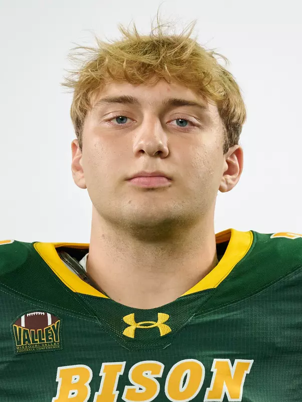 North Dakota State University football headshot taken August 8, 2025.
