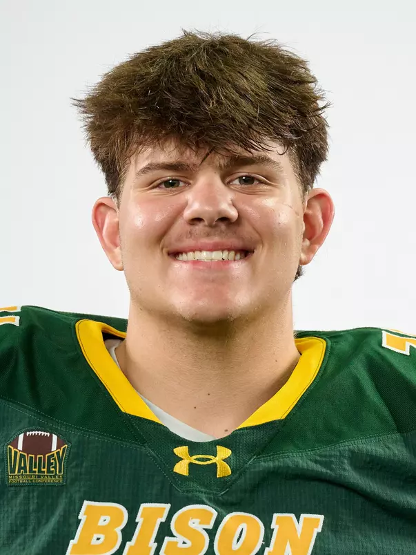 North Dakota State University football headshot taken August 8, 2025.