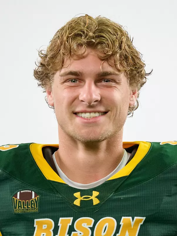 North Dakota State University football headshot taken August 8, 2025.