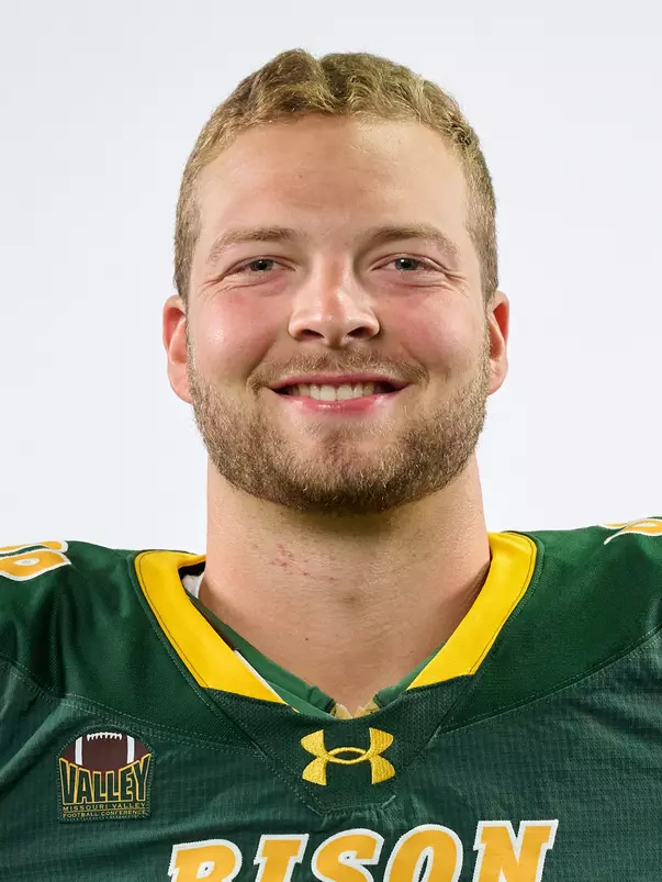 North Dakota State University football headshot taken August 8, 2025.
