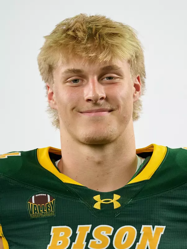 North Dakota State University football headshot taken August 8, 2025.