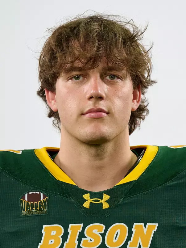 North Dakota State University football headshot taken August 8, 2025.