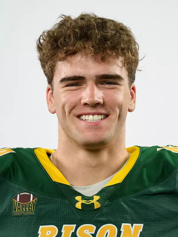 North Dakota State University football headshot taken August 8, 2025.