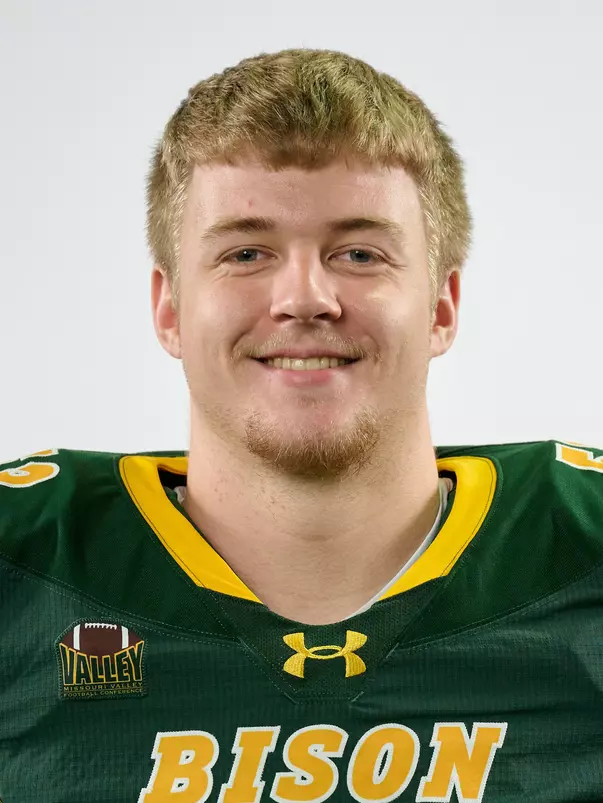 North Dakota State University football headshot taken August 8, 2025.