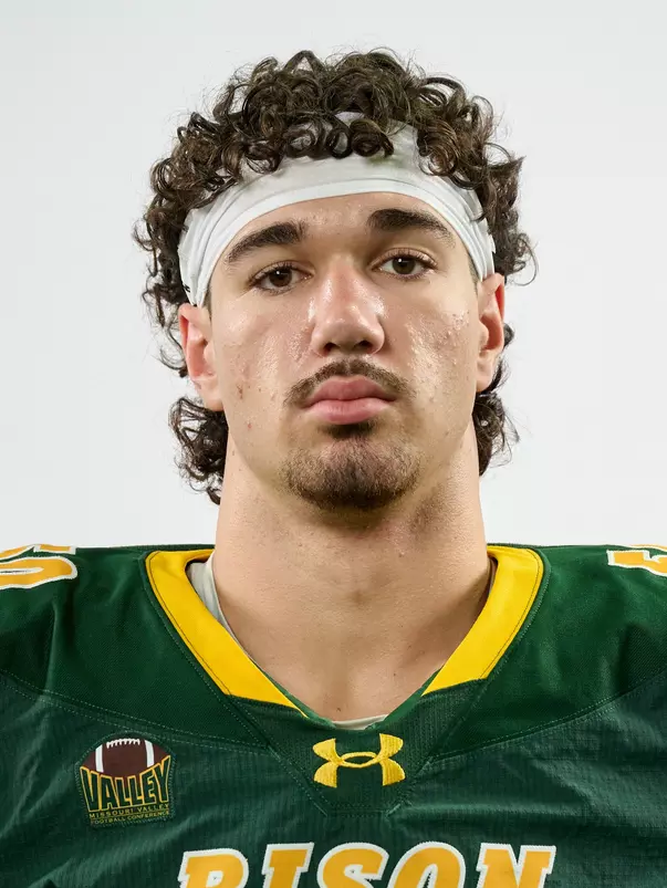North Dakota State University football headshot taken August 8, 2025.
