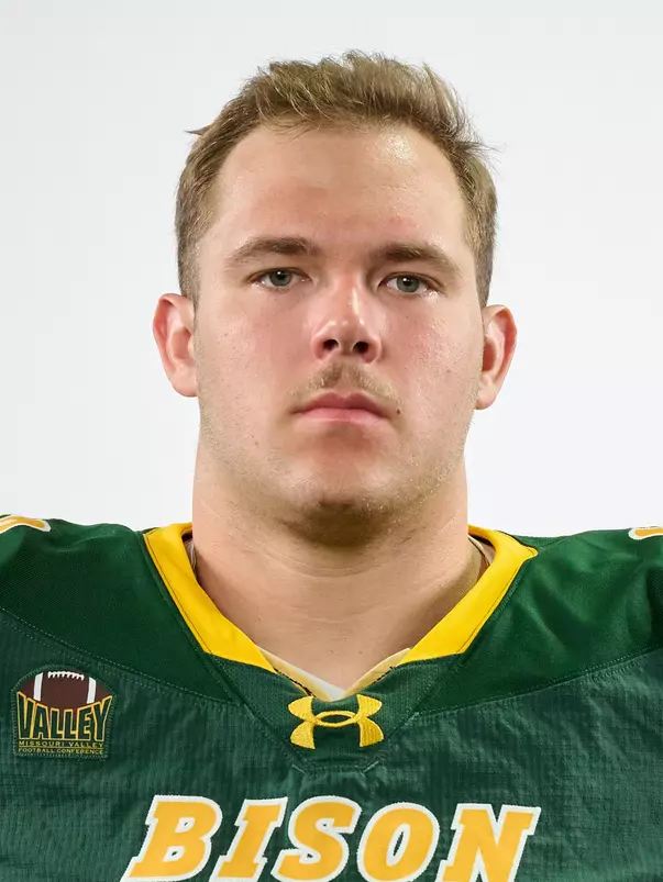 North Dakota State University football headshot taken August 8, 2025.