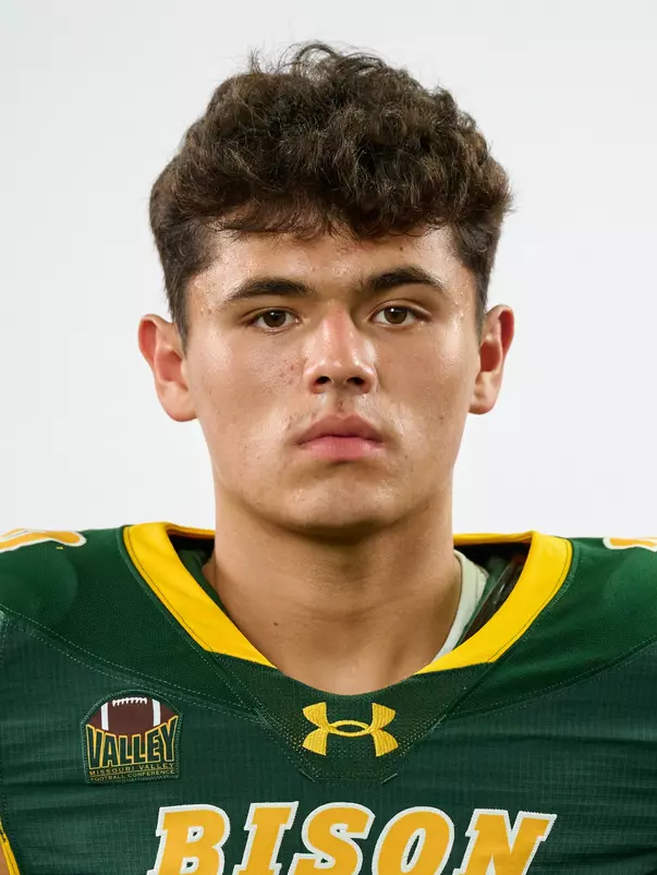 North Dakota State University football headshot taken August 8, 2025.