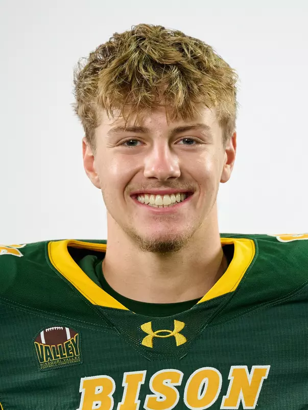 North Dakota State University football headshot taken August 8, 2025.