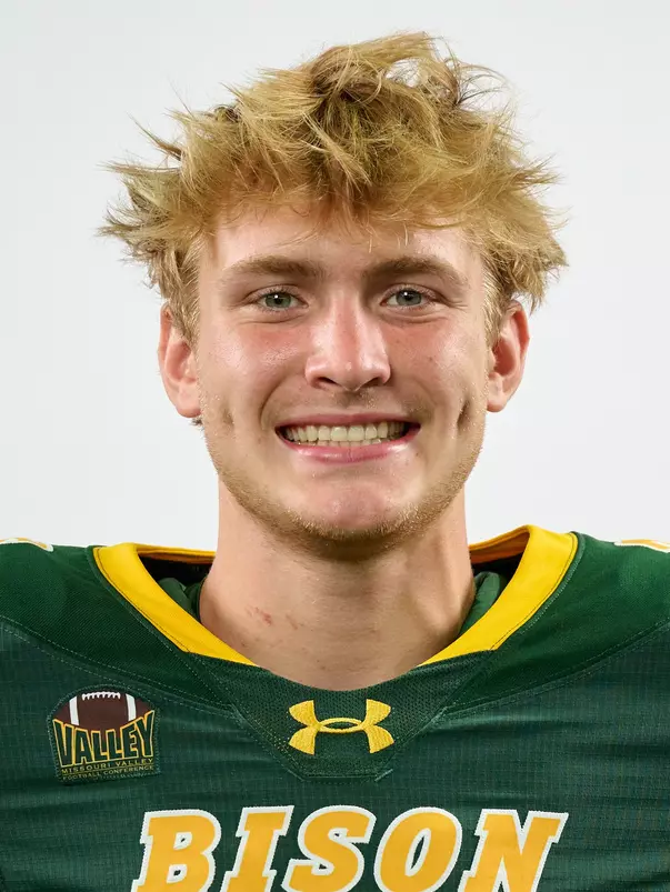 North Dakota State University football headshot taken August 8, 2025.