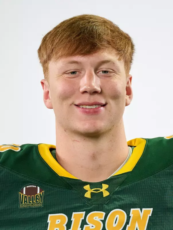 North Dakota State University football headshot taken August 8, 2025.