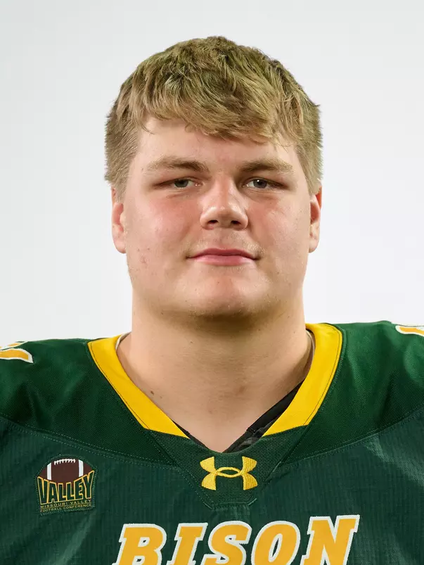 North Dakota State University football headshot taken August 8, 2025.