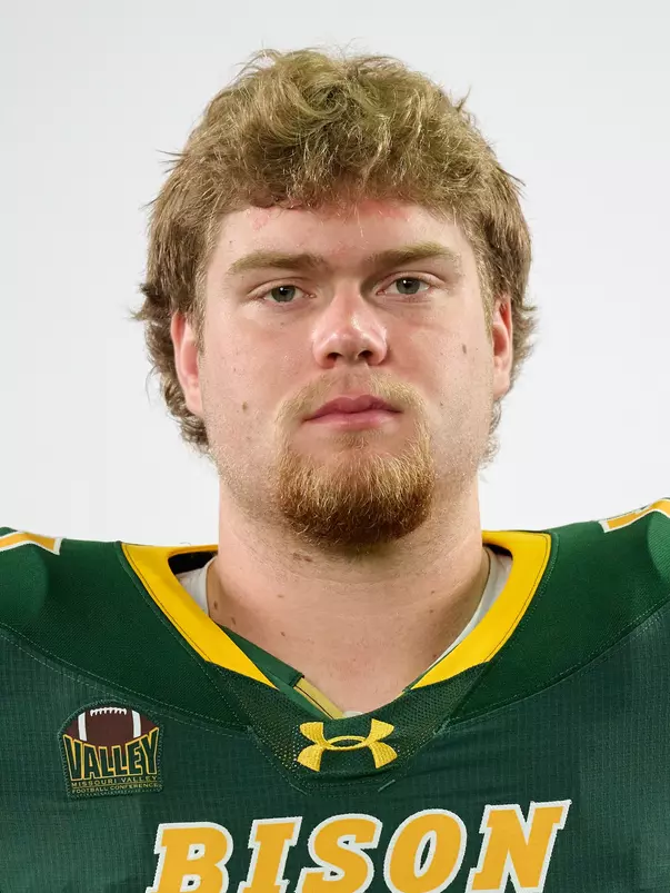 North Dakota State University football headshot taken August 8, 2025.