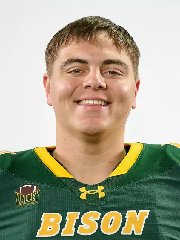 North Dakota State University football headshot taken August 8, 2025.
