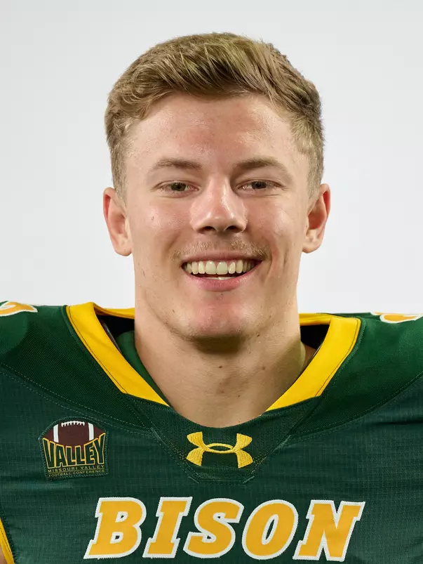 North Dakota State University football headshot taken August 8, 2025.