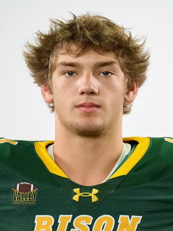 North Dakota State University football headshot taken August 8, 2025.