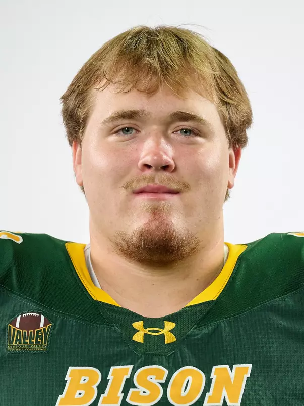 North Dakota State University football headshot taken August 8, 2025.