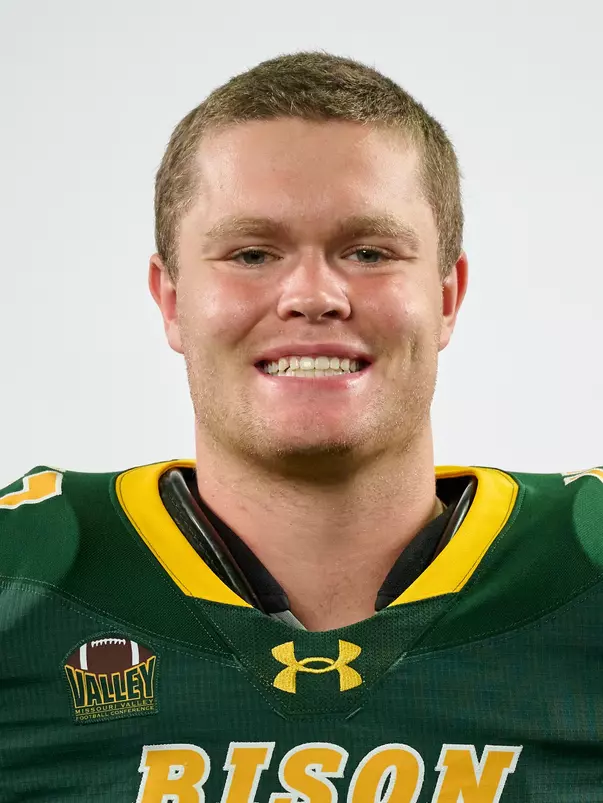 North Dakota State University football headshot taken August 8, 2025.