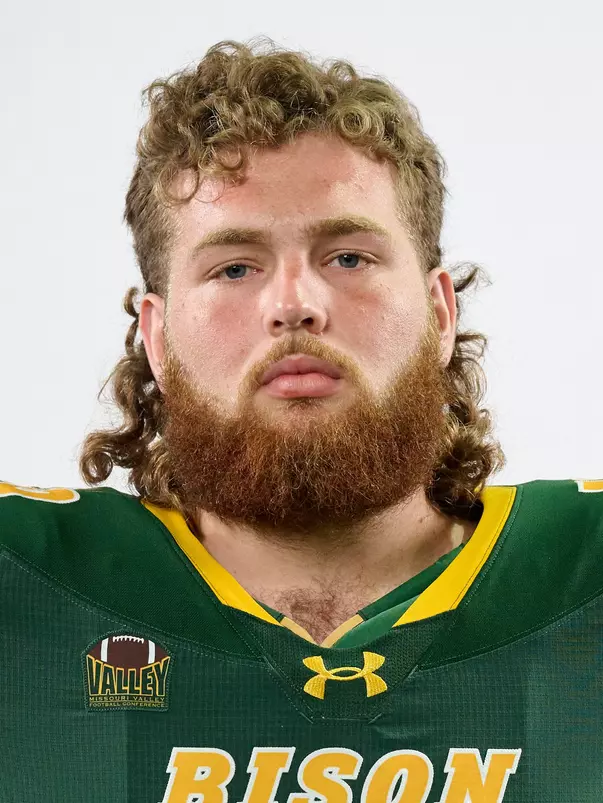 North Dakota State University football headshot taken August 8, 2025.