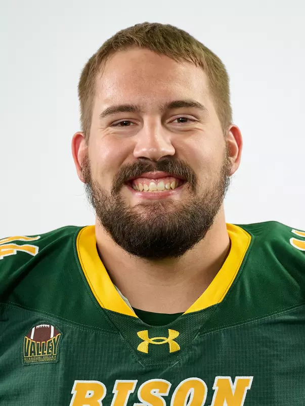 North Dakota State University football headshot taken August 8, 2025.