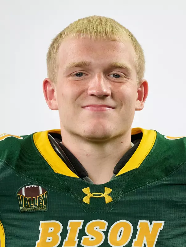 North Dakota State University football headshot taken August 8, 2025.