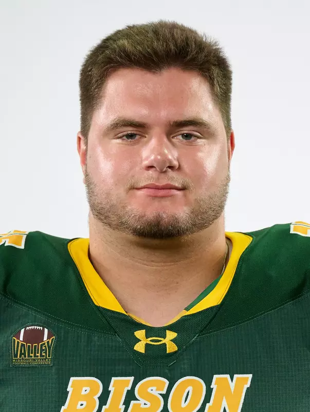 North Dakota State University football headshot taken August 8, 2025.