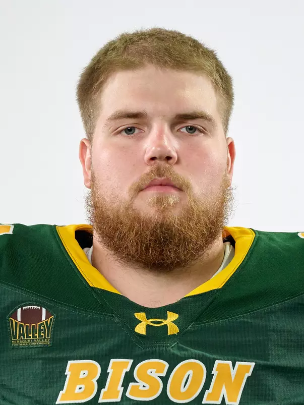 North Dakota State University football headshot taken August 8, 2025.