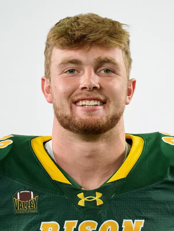 North Dakota State University football headshot taken August 8, 2025.