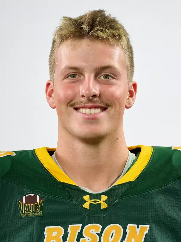 North Dakota State University football headshot taken August 8, 2025.