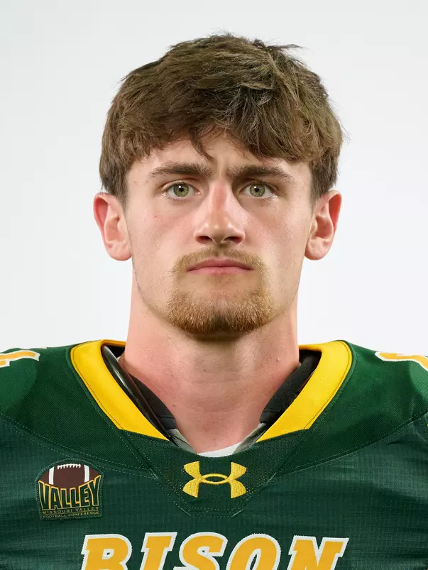 North Dakota State University football headshot taken August 8, 2025.