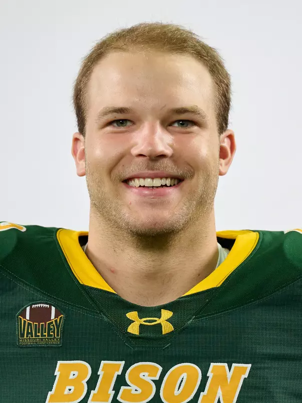 North Dakota State University football headshot taken August 8, 2025.