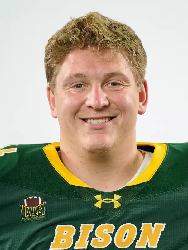 North Dakota State University football headshot taken August 8, 2025.