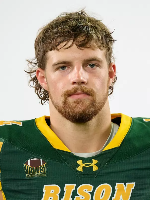 North Dakota State University football headshot taken August 8, 2025.