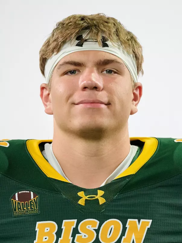 North Dakota State University football headshot taken August 8, 2025.