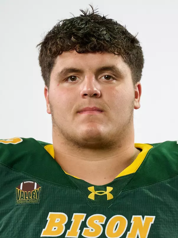 North Dakota State University football headshot taken August 8, 2025.